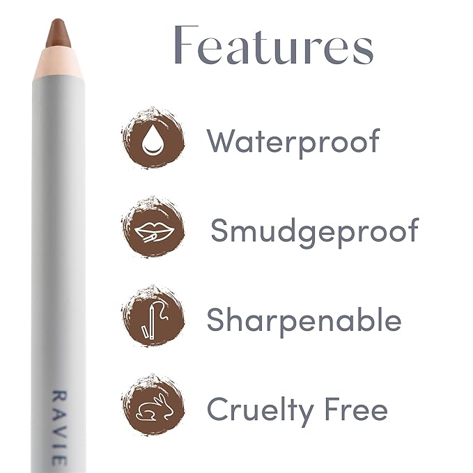 Ravie Beauty Soft Definition™ Longwear Lip Liner – Smudge-Resistant, Waterproof Precision Pencil for Effortless Shaping – Vegan & Cruelty-Free All-Day Wear Lip Definition (Almond)