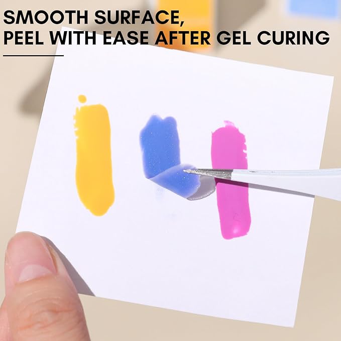 Makartt Gel Nail Polish Palette Paper, Disposable Nail