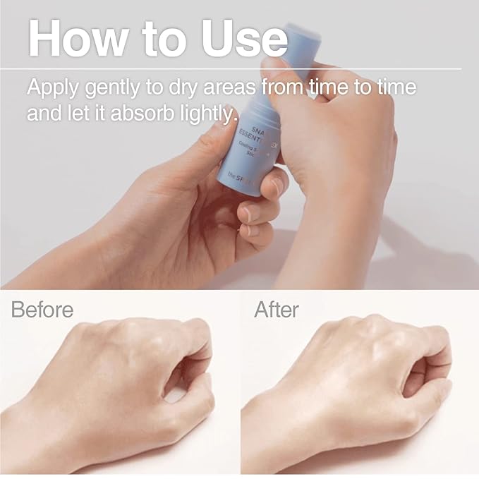 THESAEM Snail Essential EX Cooling Solution Stick Balm – Under Eye Depuffing & Soothing – Face & Eye Serum Treatment – With Snail Collagen & Aquaxyl for Moist Glow, 0.38oz.