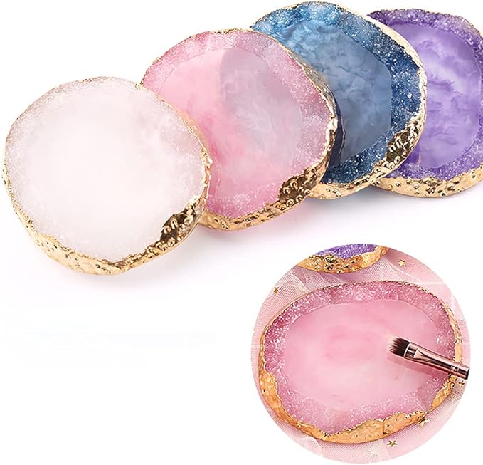 Resin Nail Art Palette Cosmetic Mixing Palette Nail