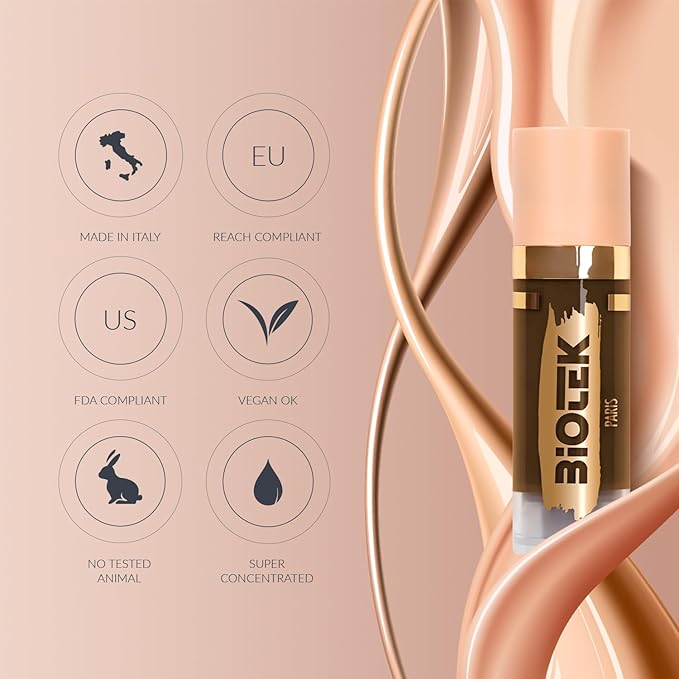 Biotek Lip Pigment for Permanent Makeup - Natural Antique Pink Lip Color - Made in Italy - Parfum 0,24 fl.oz.