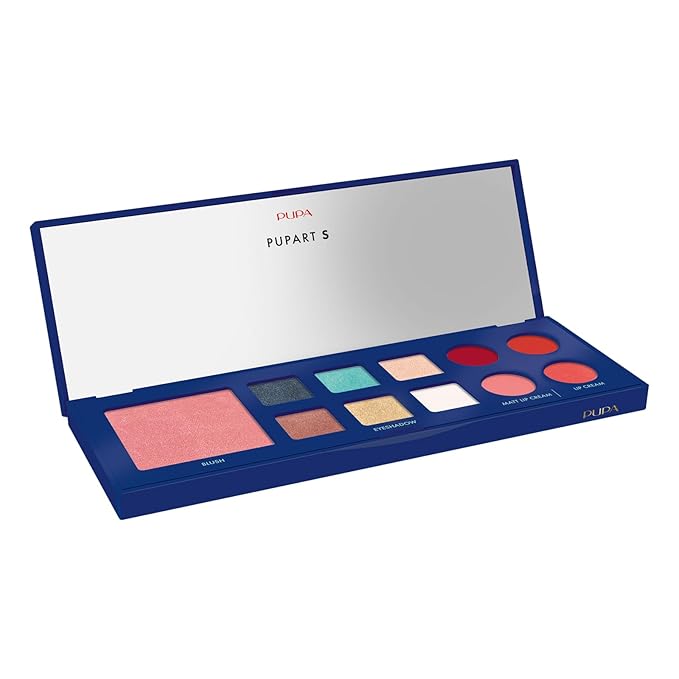 Pupa Milano Pupart S Makeup Palette, 004 Blue, 4 oz