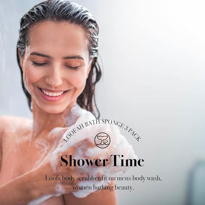 Loofah sponge bath sponge for