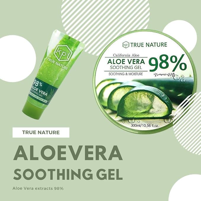 True Nature Soothing & Moisture 98% Aloe Vera Gel face moisturizer body aloe vera gel