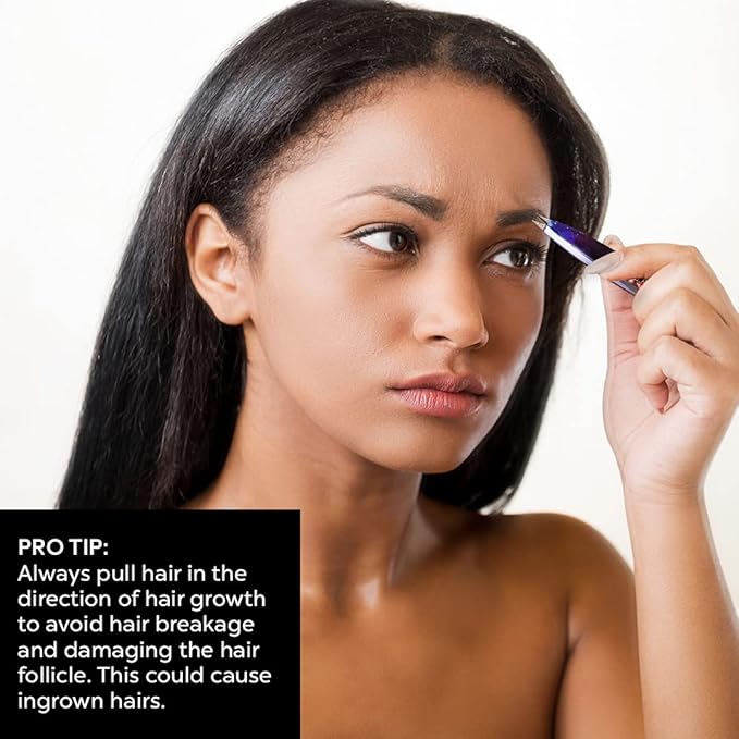 F.A.R.A.H Professional Z-Tweeze Dual Ended Tweezer - Roxxane Stainless Steel Tweezers