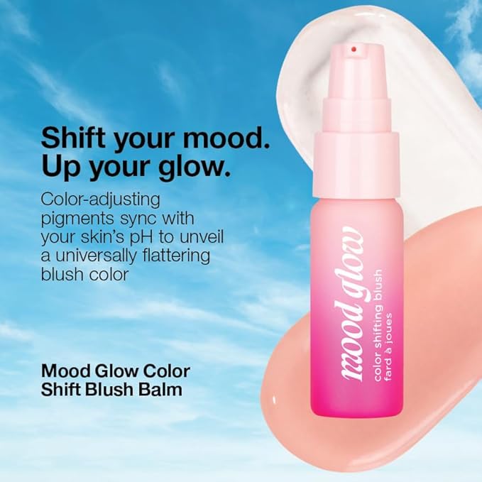 Pacifica Liquid Spray Blush Mood Glow PH Color Shifting Blush Balm Face Makeup, Color Shifting, Reacts to Skin pH, Hydrating Cheek Tint, Vegan, 0.4 fl oz (1 Count)