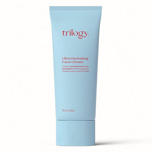 Trilogy Ultra Hydrating Face Cream, Intense Moisture for Dry Skin, 2.5 fl oz
