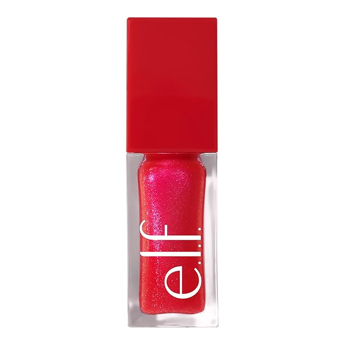e.l.f. Jelly Pop Glow Reviver Lip Oil, Limited Edition Nourishing Formula Creates A Sheer, Ultra-Glossy Finish, Non-Sticky Feel, Vegan & Cruelty-Free
