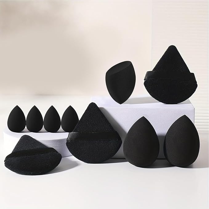 21 pcs Black Beauty Blender Makeup Sponge Bulk:Blender Sponges 21 Pcs for Liquid, Cream, and Powder, Multi-colored Pink make up sponges for foundation