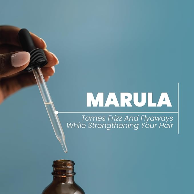 Eva Naturals Marula Oil – 100% Pure Cold Pressed Oil for Face, Hair, Skin & Body – Lightweight Facial & Massage Serum – Moisturizer for Aging Care, Gua Sha & Beard Use