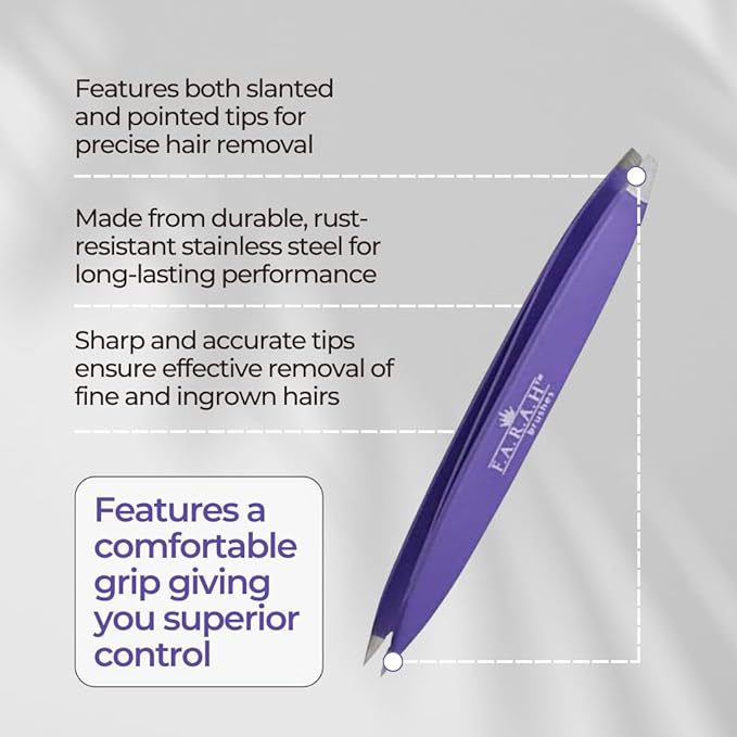 F.A.R.A.H Z-Tweeze Dual Ended Tweezer (Hey Violet)