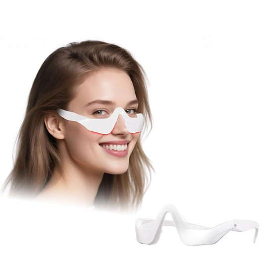 Under Eye Red Light Glasses,Beauty Device,Red Light Eye Mask for Eye Bags