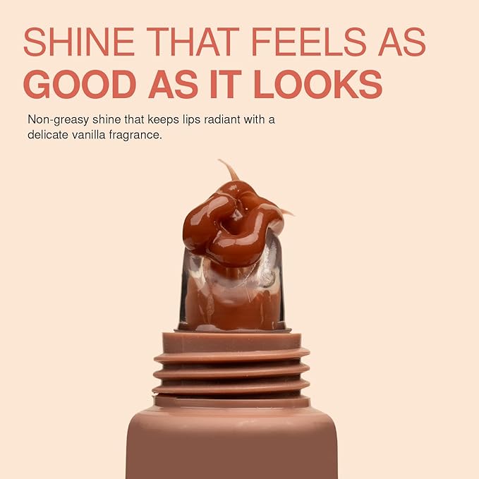 Palladio Butter Balm - Hydrating Lip Balm with Sheer Tint, Aloe, Peptides, Shea Butter, and Vegan Formulation for Instant Moisture, Shine, and Soothing Lip Care, Caramel Glazed