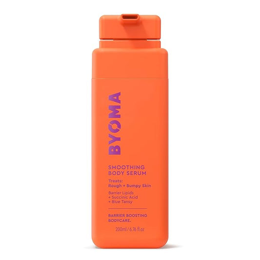 BYOMA Smoothing Body Serum - For Breakouts & Textured Skin - Lightweight Body Serum with Succinic Acid & Blue Tansy - Restores Skin Barrier & Soothes Inflammation - 6.76 fl oz