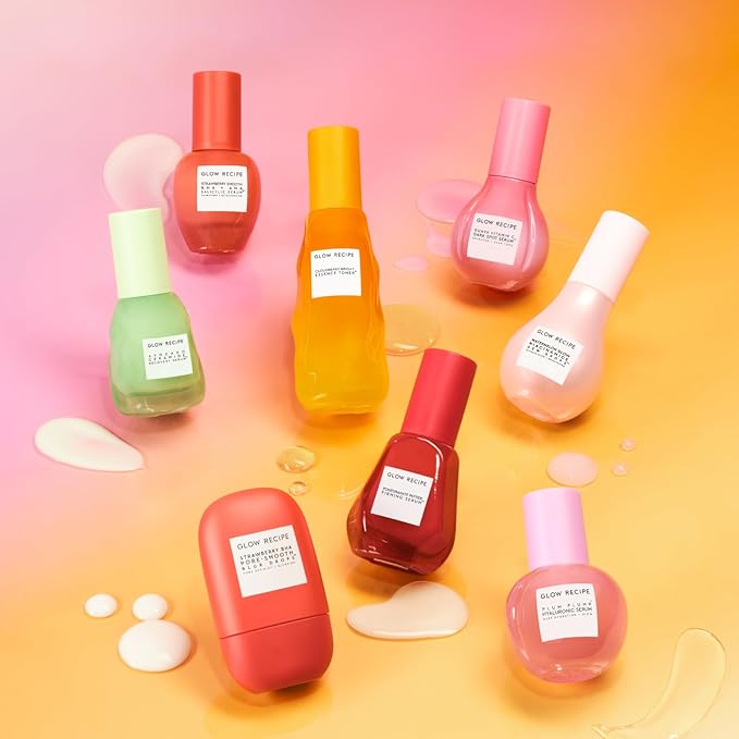 Glow Recipe Cloudberry Brightening Toner + Essence Skincare - CoQ10 Face Toner to Strengthen Skin Barrier + Hydrating Rice Water, Vitamin C, E & 5% Glycerin to Soften & Even Skin Tone (75ml)