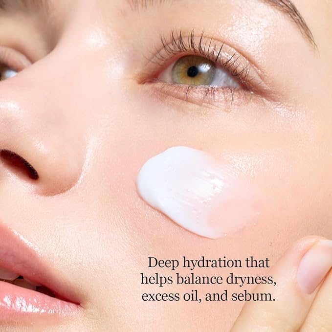 ROUND LAB Birch Juice Moisturizing Cream 2.7 Fl Oz, 48-Hour Deep Hydrating Face Moisturizer with Birch Sap & Vita Hyaluronic Acid for Acne-Prone Skin, Reduces Sebum, Oil, Blackheads, Korean Skin Care