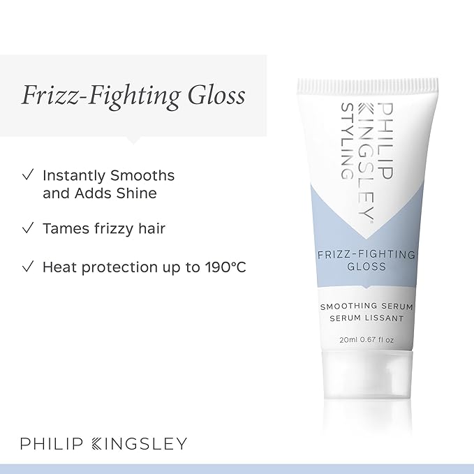 PHILIP KINGSLEY | Frizz-Fighting Hair Gloss | Smoothing Hair Serum to Control Frizz, Condition and Add Shine | 0.67oz