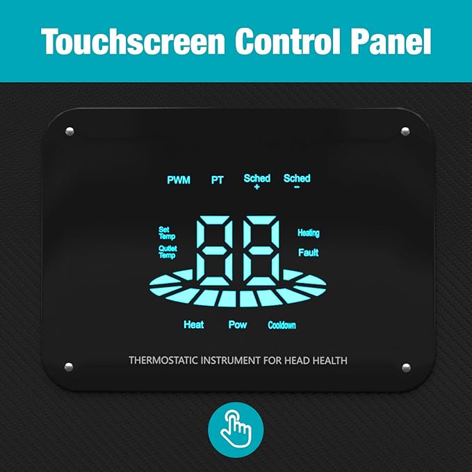 Plumbed-In Head Spa Equipment, Waterfall Head System for Spa Beds, Warm Steam & Hair Wash Sink for Scalp Care and Relaxation in Salons and Health Clubs