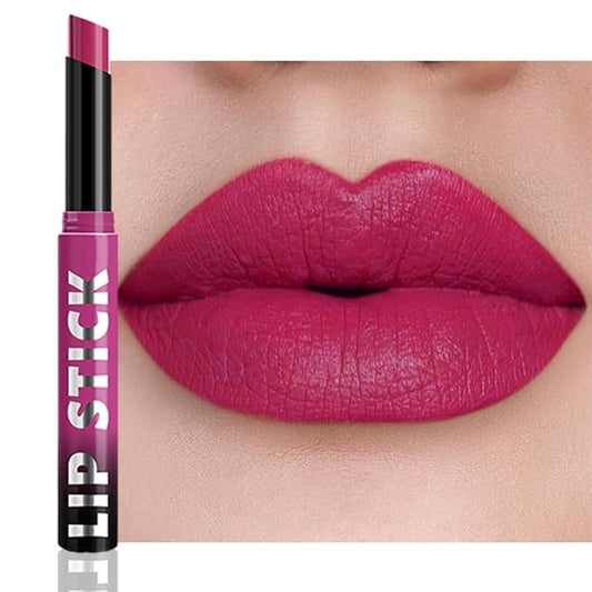 Hot Pink Matte Lipstick for Women, Long Lasting Waterproof Transfer-Proof Vegan, 24 Hours Moisturizing Glossy Shine Lip Gloss, Lipstick Palette Beauty Products Makeup All-Day Formula A05#