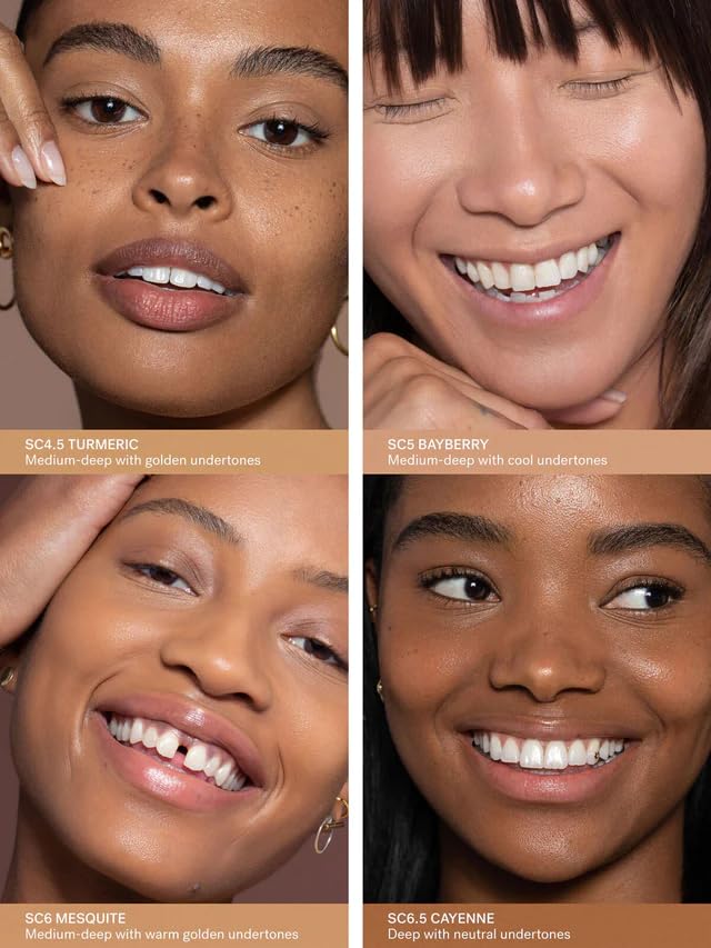 ILIA - True Skin Serum Concealer | Non-Comedogenic, Cruelty-Free, Vegan, Safe For Sensitive Skin, Reduces Appearance of Dark Circles + Blemishes (Mesquite SC6, 0.16 oz | 5 ml)