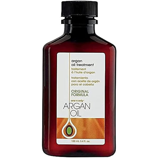 One 'n Only Argan Oil Hair Treatment - Hair Oil Smoothes and Strengthens Dry Damaged Hair, Eliminates Frizz, Creates Brilliant Shines, Non-Greasy Formula, 3.4 Fl. Oz