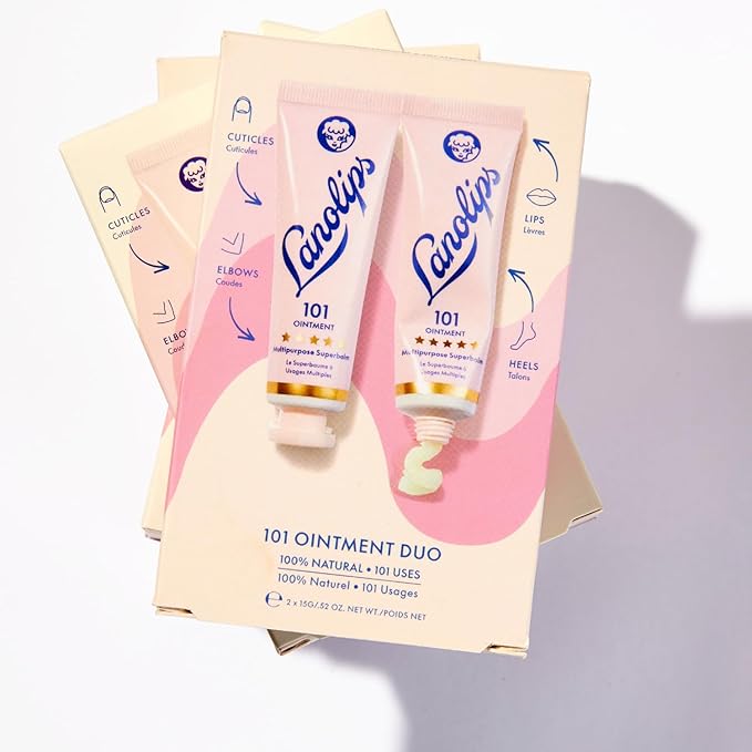 Lanolips 101 Ointment Multi-Balm Duo, Original oz
