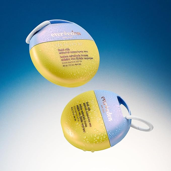 Evereden SPF50 Fluid Silk Mineral Kids Sunscreen: Clean Cooling Non-Nano UVA, UVB, & IR Protection for Sensitive Skin - Sheer, Lightweight, & Waterproof for Up to 40 Mins - Beach Day Toddler Sunscreen