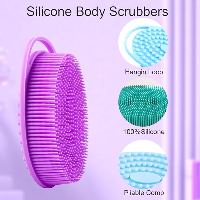 Soft silicone body scrubber 3
