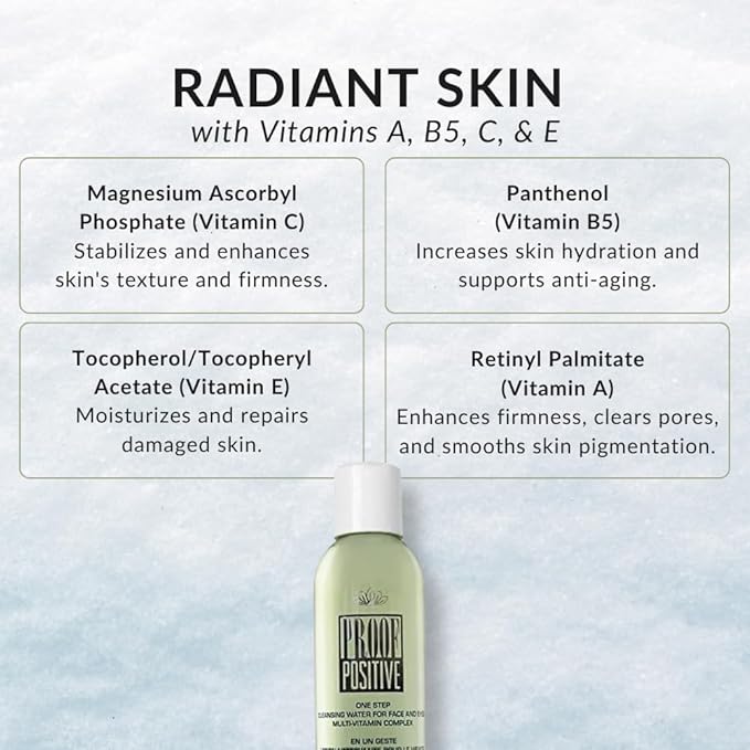 Color Me Beautiful One Step Makeup Remover, Eye Face and Neck Cleansing, Gentle Facial Cleanser and Toner, Hydrating and Moisturizing, 6 fl. oz