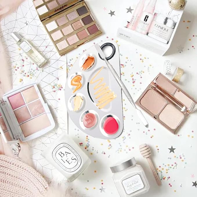 Makeup Palette Stainless Steel Cosmetic Palette 6-well