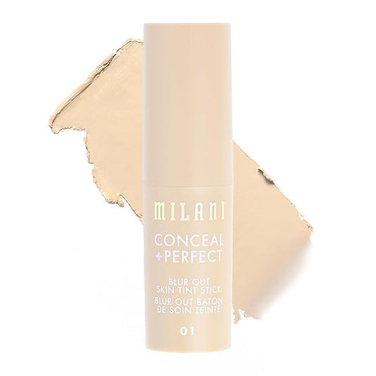 Milani Conceal + Perfect - Skin Tint Stick, Blur Out Tinted Moisturizer Makeup, Shade 01