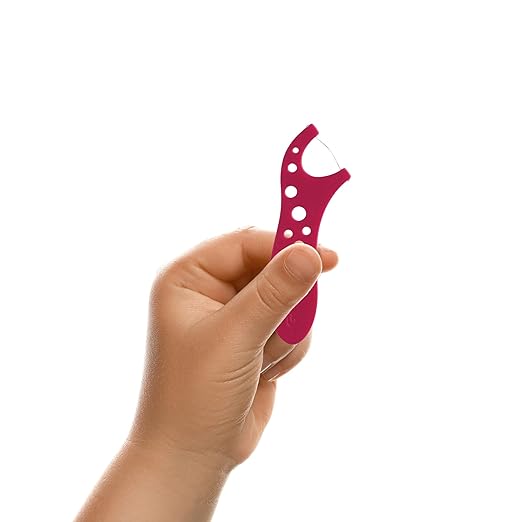 GUM Crayola Kids Flossers with Fluoride - Designed for Little Hands - Fun Grape Flavor - Easy to Use Kids Floss Picks for Children Ages 3+, 75 Count (Pack of 6)