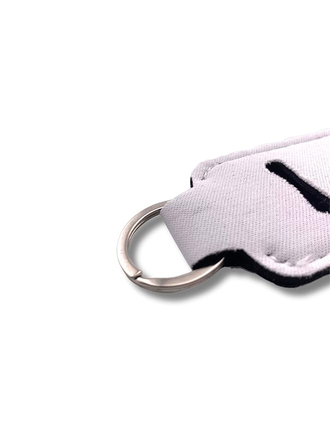 Peaches and Cream Chapstick 3-Pack. Includes Bonus Lip Balm Holder Keychain (White). Limited Edition Flavor from the Chapstick I Love Summer Collection, Unique Gift Bundle from Tiny Seed