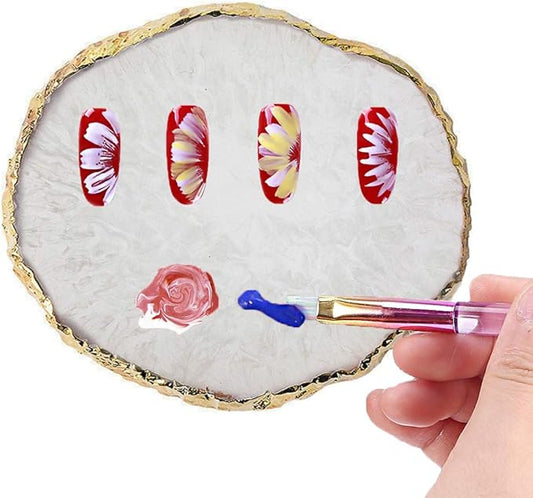 Kalolary Resin Stone Nail Art Palette, Nail Art