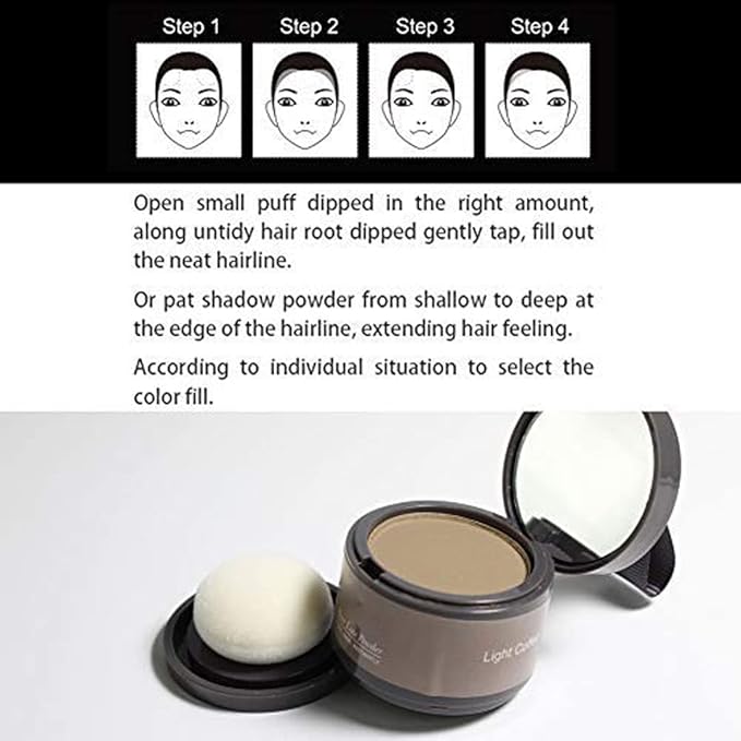 gowwim Hairline Powder(Dark Brown) Hair