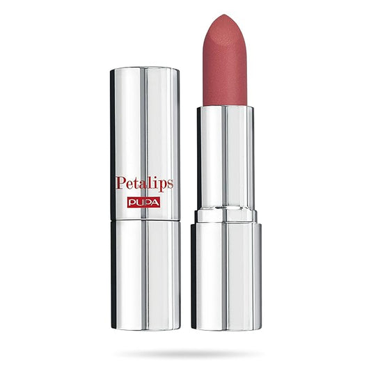 Pupa Milano Petalips Soft Matt Lipstick - Lightweight And Imperceptible - Provides Color With Buildable Intensity - Combines Comfort Of A Balm With A Matte Finish - 006 Peach Flower - 0.123 Oz