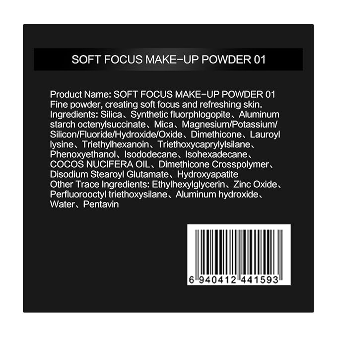 CARSLAN 1.0 Soft Focus Loose Setting Powder, Waterproof, Matte, Oil Control, Shine Free, Talc-Free Face Powder Makeup, 24H Longwear Finishing Powder, 01 Pink