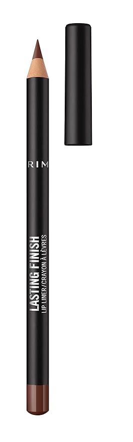 Rimmel Lasting Finish 8HR Lip Liner, 790 Brownie Pie, Shelf Pack of 3