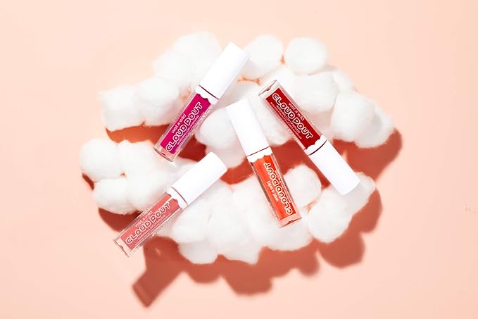 wet n wild Liquid Lipstick Cloud Pout Marshmallow, Hot Pink Candy Wasted | Matte Lip Cream Mousse | Argan Oil | Vitamin E