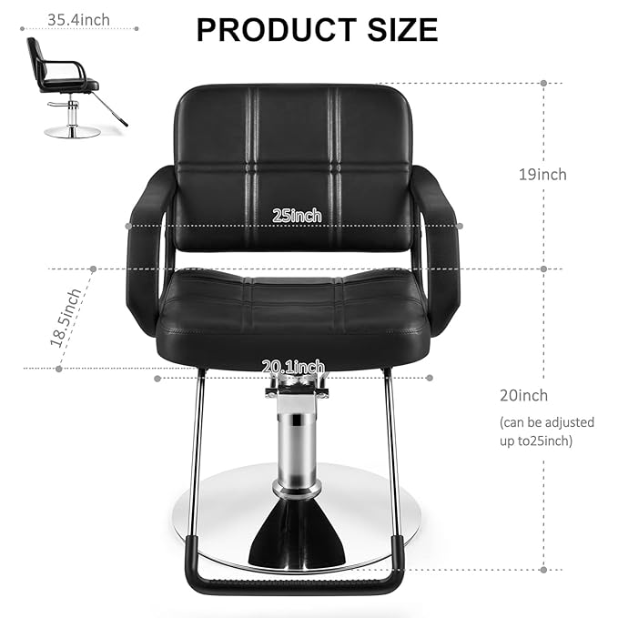 Artist hand Hydraulic Barber Chair Salon Chair for Hair Stylist Tattoo Chair Shampoo Salon Equipment