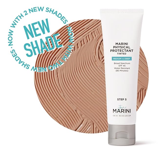 Jan Marini Skin Research, Marini Physical Protectant SPF 45 Medium To Deep, 2 Oz