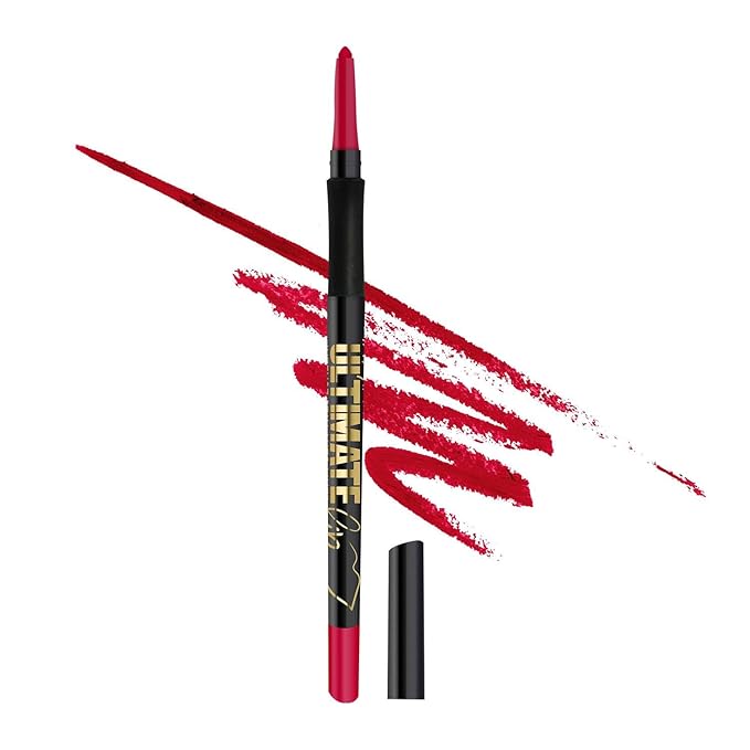 L.A. Girl Ultimate Intense Stay Auto Lipliner, Relentless Red, 0.01 oz.,GP346