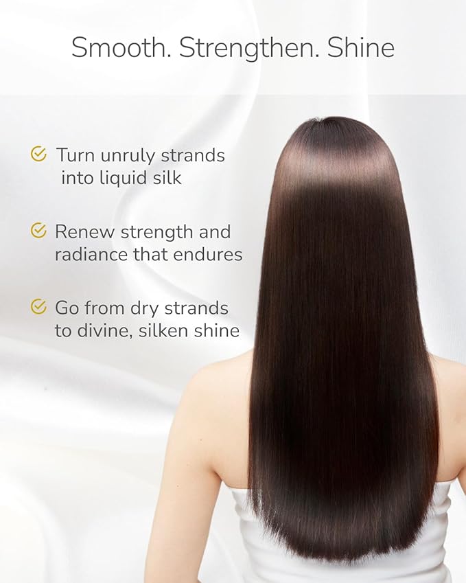 Hair Oil Heat Protectant & Split End Repair, Salon-Quality Treatment with Argan Oil for Frizzy, Curly, Damaged, Dry Hair, Fragrance Scalp Moisture, Travel Size, White (1.7 fl oz, 50ml)