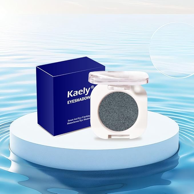 Dark Teal Green Single Shimmer Eyeshadow Makeup, Neutral Powde Eye Shadow for Women, Teal Green Glitter Singles Eyeshadow Palette Pigmented Waterproof, sombras para ojos, Girls Eyeshadows Gift