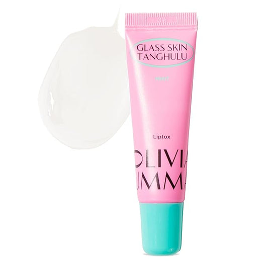 OLIVIAUMMA Mint Glass Skin Tanghulu Liptox - Korean Plumping Lip Balm with Peppermint, Shea Butter & Macadamia Seed Oil - Restore Dry Lips and Shine - Non-Sticky Lip Moisturizer - 10 ml