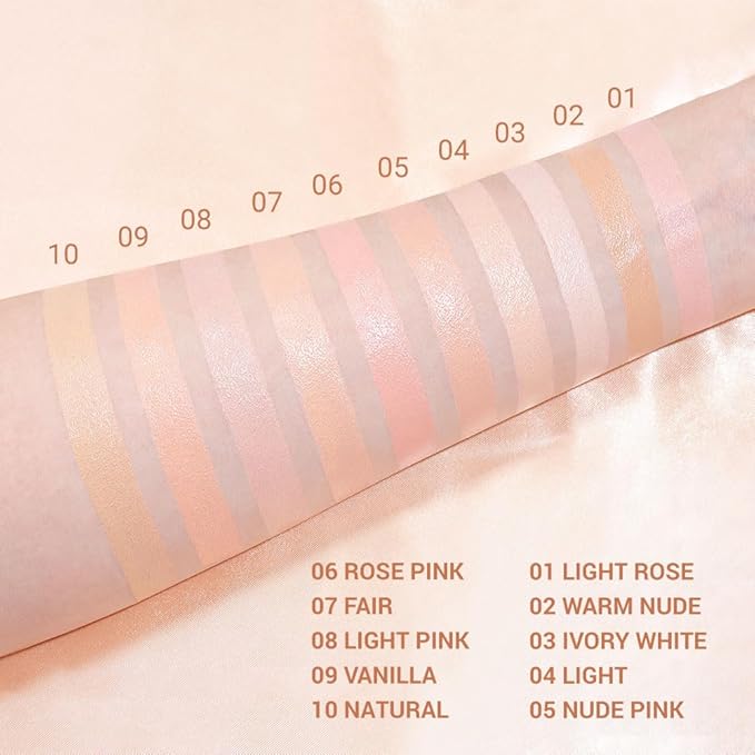 evpct 2Pcs Light Pink under Eye Corrector Brightener Concealers for Older Women Dark Circles, under Eye Cream Pot Concealer Full Coverage Peach Color Corrector Makeup, Nourishing Waterproof