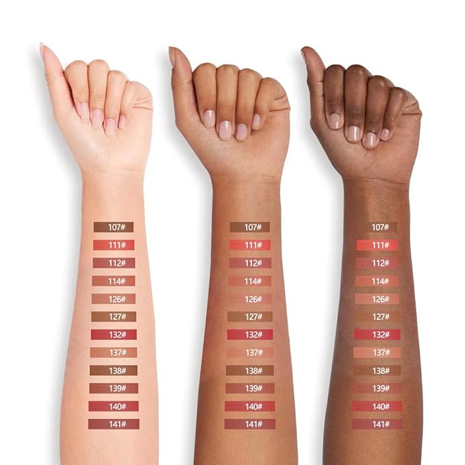 6-Color Velvet Matte Lipstick Pencils Pack for Lips Makeup, Ultra Smooth Creamy Hydrating, Long-Lasting High lmpact Color Soft Finish, Moisturized Lips (6Pcs Matte Lip pencils Set-C, Pack of 1)