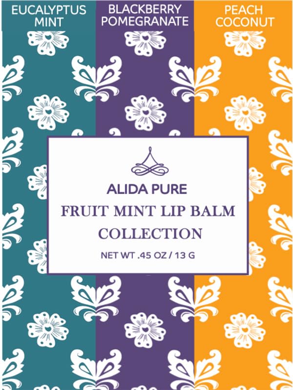 Fruit Mint Lip Balm Collection, Vegan Lips,