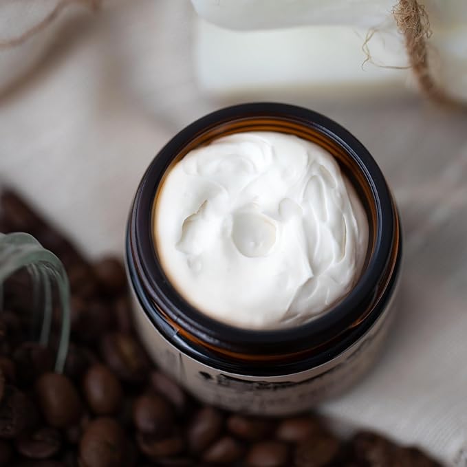100% Grass-Fed Whipped Tallow Balm & Organic Jojoba Oil infused with Organic Madagascar Vanilla Beans/vanilla coffee: face & body moisturizer for dry, sensitive skin/eczema, (VANILLA LATTE)