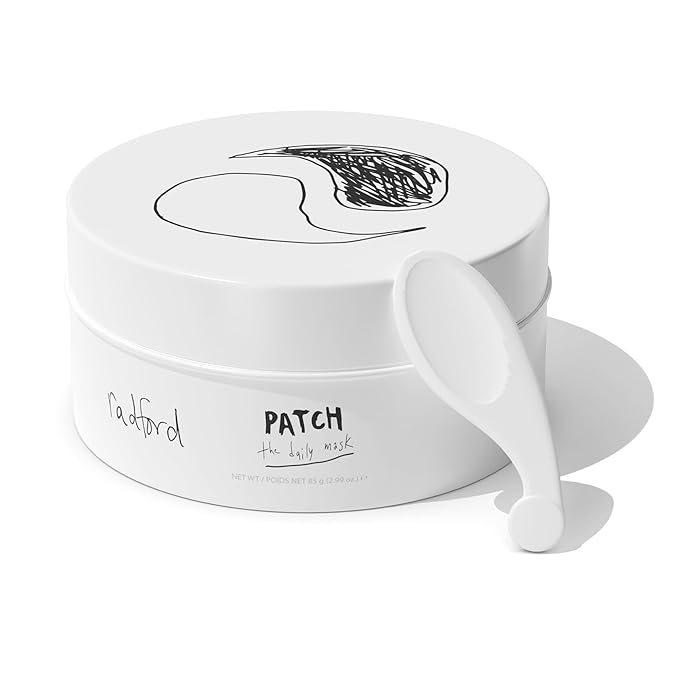 radford Beauty PATCH, The Daily Mask | Korean Eye Patches for Puffy Eyes | Reduce Under Eye Bags, Dark Circles, and Wrinkles - Brightening Eye Mask with Hyaluronic Acid | Korean Skincare | 30 Pairs